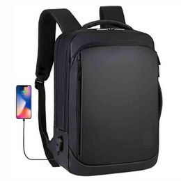 Backpack Style Bag 15 6 Inch Laptop Mens Business Notebook Mochila Waterproof Back Pack Usb Charging Travel Male 1209352m