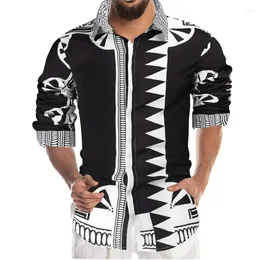 Men's Casual Shirts Fashionable Colourful Graffiti Soft And Comfortable Street Outdoor 2024 Splash Ink Tops Plus Size