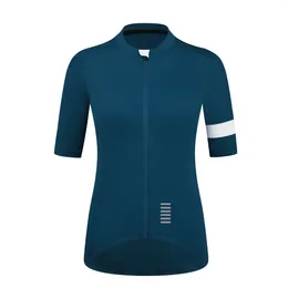 Racing Jackets Women's Cycling Jersey Short Sleeves Bike Shirt Girl Bicycle Tops Female Cycle Clothes Summer UPF 50