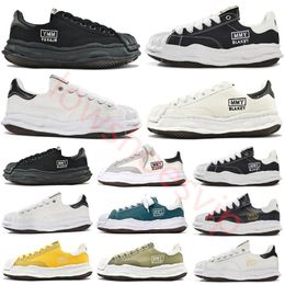 mmy maison mihara yasuhiro shoes Canvas Sneakers Black White Grey Yellow Blue Brown mens women trainers outdoor shoe Designer shoes size 36-45