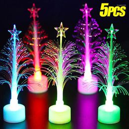 Table Lamps Colourful LED Fibre Optic Night Lights Flash Christmas Lamp Xmas Gift Home Decorations Holiday Ornaments