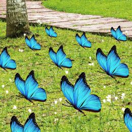 Garden Decorations Butterfly Acrylic Outdoor Ground Insert Decoration Card