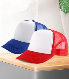 Ball Caps Summer Truck Driver Cap Male Baseball Snapback Mesh Hats Hip Hop Solid Colour Cool Dad Female Outdoors Casual Sun Hat