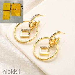 Classic Letter Luxury Clip Earrings New Gold Plated Charm Gift Designer Style Jewelry Box Packaging Family and Couple Gifts Beauty Boutique ZDX0