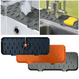 Table Mats Kitchen Faucet Drain Pad Silicone Absorbent Mat Sink Splash Guard Water Catcher Drainage Drying Countertop Protection