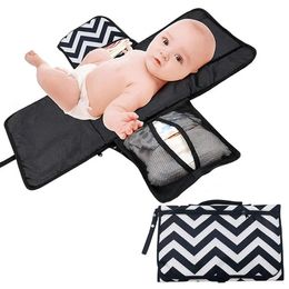 Baby Diaper Changing Pad Portable Folding Bag Desk Travel Outdoor Waterproof 240131