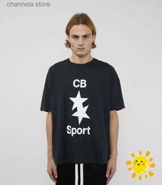 Men's T-Shirts 24SS Simple Print Cole Buxton Tee Men Women Cole Buxton Patch CB Sport T-shirt High Quality Short Sleeve Tops T240202