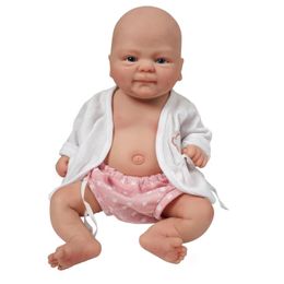 14inch Full Body Silicone Bebe Reborn GirlCocoBoy Doll Soft Lifelike Baby DIY Blank Toys 240119