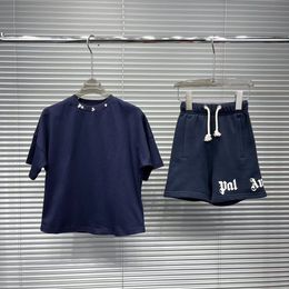 Kleinkinder-Sets, Babykleidung, Kinder-Designer-T-Shirt, Kinder-Set, Mädchen, Jungen, Kleidung, kurze Ärmel, Revers, klassisches Karo-Design, Luxusmarke Burbe