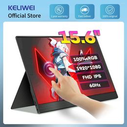 15.6" Touch Panel Portable Monitor 2K Usb Type C HDMI Computer 144Hz 60Hz For Ps4 Switch Xbox Laptop Phone