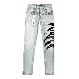 Designer for Men Women Pants Purple Brand Jeans Summer Hole New Style Embroidery Self Cultivation and Small Feet Fashion 1ZWQ