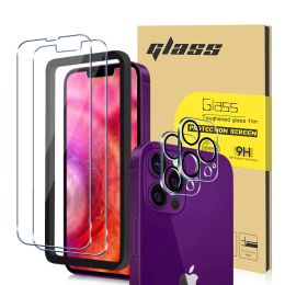 Tempered Glass Kit Screen Protector Camera Lens Film Set for iphone 13 12 11 Pro Max X XS XR ZZ