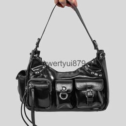Shoulder Bags Handbags Moto Biker Underarm For Women Luxury Designer andbags Purses 2023 New In Large Capacity Multiple Pockets SoulderH2422