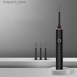 Toothbrush Ultrasonic Sonic Electric Toothbrush Rechargeable for Adults 6Mode Automatic Tooth Brush Teeth Whitening with 4 Replacement Head Q240202