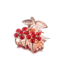 Hair Clips Mini Rhinestone For Woman Clip Wedding Headdress Fashion Colorful Crystal Small Crab Girl Jewelry Gift