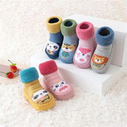 First Walkers Thickened Socks Warm And Cosy Childrens Anti-slip Soft Comfortable Baby Thick Winter Durable