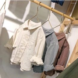 Jackets Autumn And Winter Parent-Child Clothes Fashion Japanese Korean Work Jacket Long-Sleeved Loose Casual Top