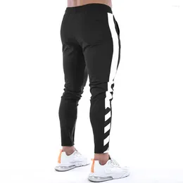 Men's Pants Men Running Outdoor Sport Fitness Jogging Sweatpants Casual Elastic Training Breathable Strips Trousers