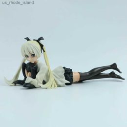 Action Toy Figures Crouching 21CM Anime Figure Yosuga No Sora Kasugano Sora Prone posture PVC Collection Doll Model Toy Car Case Cake Decoration