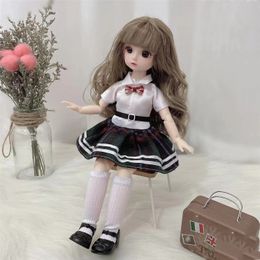 16 BJD Doll 30CM Multiple Movable Joints With Madeup Fashion Clothes High Quality Girl Toys For Friend Holiday Gift 240122