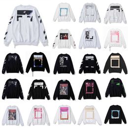 Mens Off White Hoody Hoodie Hip Hop Streetwear Man Womens Designers Hooded Skateboards Hoodys Street Pullover Sweatshirt Clothes Offs Oversized Offend DL