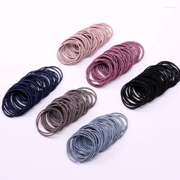 Hair Accessories 50pcs/100pcs/bag 5CM Women Rubber Bands Scrunchies Elastic Girls Ponytail Holder Ties Gum For