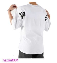 S70g Mens Tshirts 22s t Shirts Shirt Palms Palmangel City Designer Limited Inkjet Graffiti Letter Printing Womens Sailboat Shortsleeved Casual Fsa