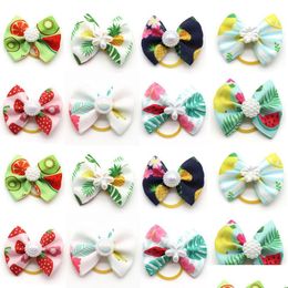 Dog Apparel Head Flower Bowknot Jewellery Hair Accessories Cat Grooming Hairs Various Styles Pet Supplies Drop Delivery Dhqtk