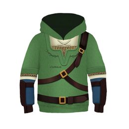 Legend Of Zelda Fashion Hoodie Link Hoodie Set Autumn And Winter Long Sleeved Hoodie Cosplay Costume 941