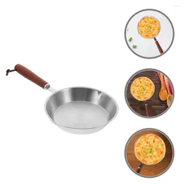 Pans Stainless Steel Mini Pot Fry Pan Egg Frying Small Nonstick Kitchen Griddle