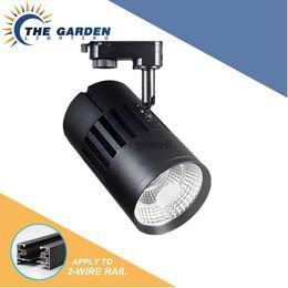 Track Lights LED Spotlight Track Light Clothing Store Exhibition Hall COB Ceiling Spotlight Surface Mounted Spotlight Indoor Lighting YQ240124