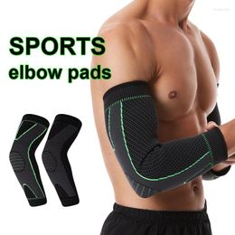 Knee Pads 1pc Compression Elbow Support Elastic Brace Basketball Volleyball Tennis Fitness Protector Arm Sleeves For Men Women