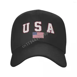 Ball Caps Baseball Cap America Flag USA United States American Fans Wild Sun Shade Peaked Adjustable Outdoor For Men Women