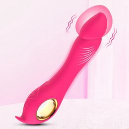 G-spot clitoral stimulator Inflatable vibrator vaginal massager 18 adult orgasm masturbation massage stick sex toy 240129