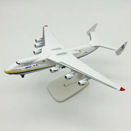 20CM Diecast Metal Alloy Antonov An-225 Mriya Aeroplane Model 1/400 Scale Replica Model Toy For Collection 240118