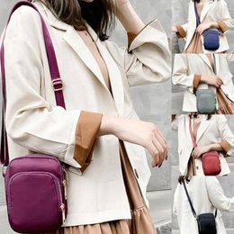 Evening Bags Lady Female Multifunction Handbag Wrist Purse 2024 Fashion Women Crossbody Zipper Mobile Phone Shoulder Bag