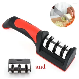 Other Knife Accessories Handheld Sharpener Professional Multi-function 3 Stages Style Quick Sharpen Set For Kitchen Knives Tools