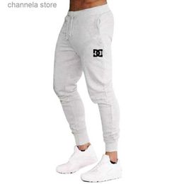 Men's Pants Mens fleece fashion printed pants jogging pants jogging pants side pockets elastic comfortable warm daily casual T240202