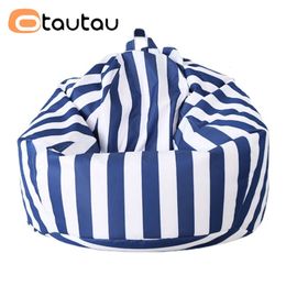 OTAUTAU Outdoor Bean Bag Pouffe Cover Without Filler Waterproof Puff Salon Beach Garden Beanbag Chair Corner Seat Puf Sac DD046 240118