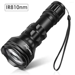 Flashlights Torches UniqueFire 1903 IR 810nm Infrared LED FlashLight Illuminator 3 Modes Adjustable Torch For Night Vision Scope Outdoor