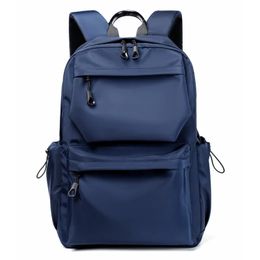 New polyester mens backpack large capacity student backpack laptop bag waterproof travel backpack hot selling 240202