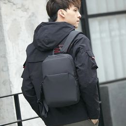 Mini canvas mens backpack fashionable black Rucksack mens school bag small Japanese mens backpack travel waterproof backpack 240202