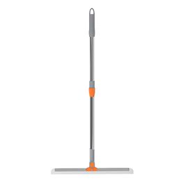 High Quality Silicone Squeegee Rotatable Head Broom Magic Squeegee Retractable High Place Glass Squeegee Floor Mop Household Bathroom Sweeper 38cm 50cm