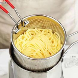 Pans 2/3/4Pcs Stainless Steel Deep Frying Pot French Fries Fryer With Strainer Chicken Fried Kitchen Cooking Tool