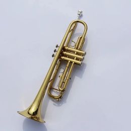 Japan's high end professional Trumpet B tone white copper surface gold-plated playing trumpet three-tone trumpet instrument