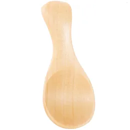 Spoons Wooden Dessert Spoon Seasoning Flour Tea Scoop Small