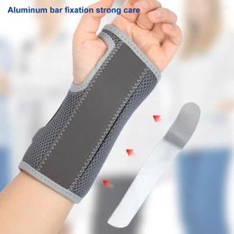 Wrist Support Adjustable Brace Faux Leather Splint Men Women Carpal Tunnel Pain Relief Compression Hand Guard