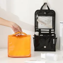 Storage Bags Large Capacity Toiletry Bag Portable Handle Waterproof Zipper Multifunctional Outdoor Travel Makeup Cosmetic Organiser Pouch