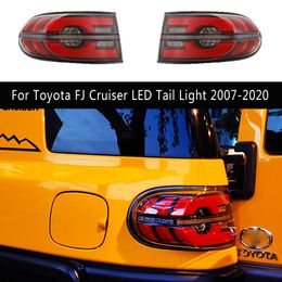 For Toyota FJ Cruiser LED Tail Light 07-20 Dynamic Streamer Turn Signal Indicator Lighting Assembly Brake Reverse Running Lights