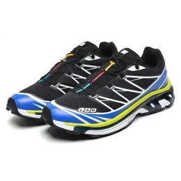 Sapatos que executam Solomon XT6 Sapatos atléticos avançados triplos pretos malha branca azul vermelho amarelo verde velocidade cruzamento masculino tênis de caminhada ao ar livre szie36-45